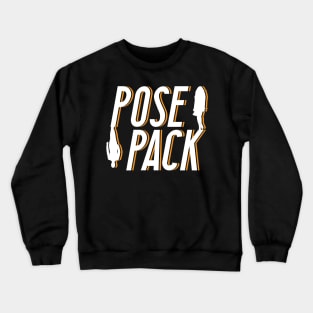 Pose Pack (White) Crewneck Sweatshirt